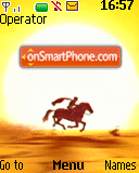 Animated Horse es el tema de pantalla