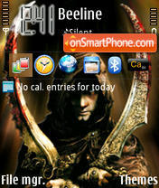 Prince of Persia 09 tema screenshot