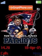 New England Patriots tema screenshot