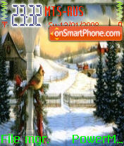Christmas Town 01 theme screenshot