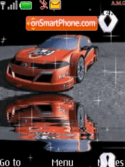 Animated Renault Megane tema screenshot