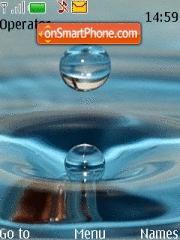 Water Drop tema screenshot