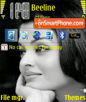 Capture d'écran Aishwarya thème