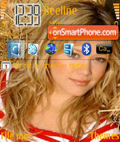 Hilary Duff theme screenshot