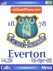 Capture d'écran Everton Animated thème