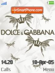 Скриншот темы Dolce Gabbana 04