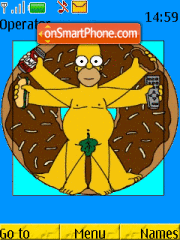 Скриншот темы Homer Simpson 03