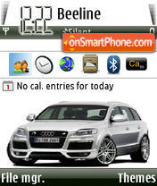 Audi Q7 theme screenshot