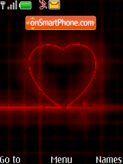 Animated Heart tema screenshot
