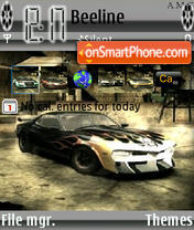 Capture d'écran Need For Speed thème
