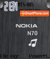 N70 Me theme screenshot
