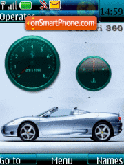Ferrari s40v3 es el tema de pantalla