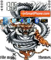 Dragons Tiger tema screenshot