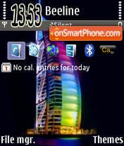 Скриншот темы Burj Ul Arab