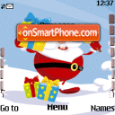 Capture d'écran Animated Santa thème