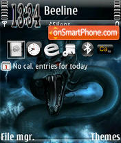 Blue Dragon 01 theme screenshot