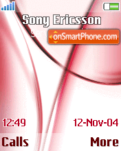 Pink Sony theme screenshot