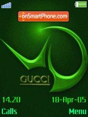 Green Gucci tema screenshot
