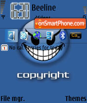 Glamour Smile tema screenshot