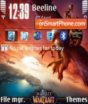 Capture d'écran Warcraft 06 thème