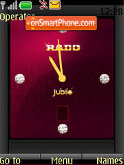 Clock Rado theme screenshot