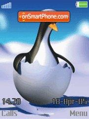 3d Penguin Photo theme screenshot