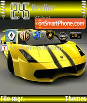 Sport Car theme screenshot