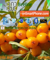 Orange tema screenshot