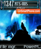 Wild Blue theme screenshot