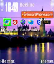 Capture d'écran London Bridge 240x320 thème