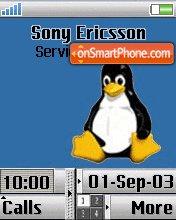 Linux Theme SE K700 tema screenshot