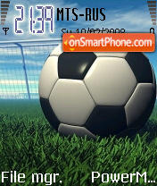Скриншот темы Soccer 01