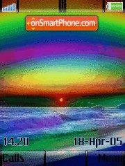 Capture d'écran Rainbow Sun thème