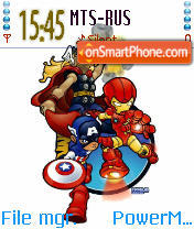 The Avengers tema screenshot