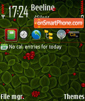 Cherries 01 theme screenshot