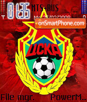 Скриншот темы FC CSKA