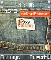 Скриншот темы Roy Rogers S60v2
