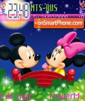 Скриншот темы Smile Mickey Mini Animated