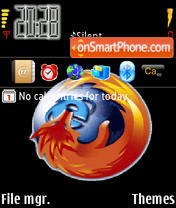 Скриншот темы Firefox 09