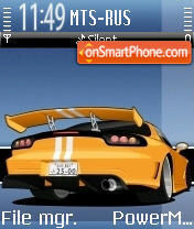 Capture d'écran Mazda Rx7 thème