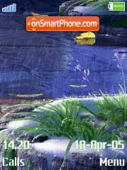 Animated Rain 02 tema screenshot
