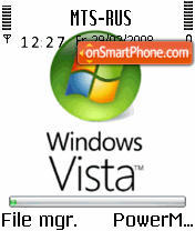 Скриншот темы Animated Vista S60v2