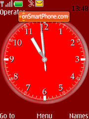 Clock Bmw Logo tema screenshot