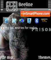 Prisonbreak tema screenshot