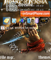 Capture d'écran Prince Of Persia Sod thème