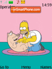 Capture d'écran Animated Simpsons thème
