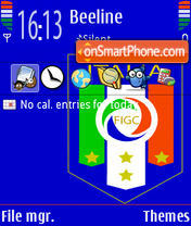 Italia tema screenshot
