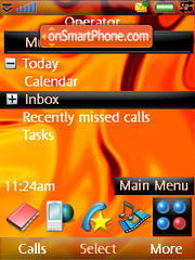 Orange Abstract theme screenshot