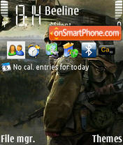 Stalker tema screenshot