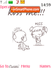 Kiss Me Animated 01 tema screenshot